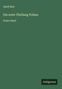 Adolf Beer: Die erste Theilung Polens, Buch