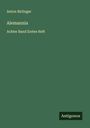 Anton Birlinger: Alemannia, Buch
