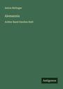 Anton Birlinger: Alemannia, Buch