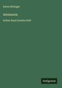 Anton Birlinger: Alemannia, Buch