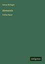 Anton Birlinger: Alemannia, Buch