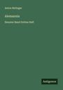 Anton Birlinger: Alemannia, Buch
