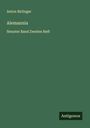 Anton Birlinger: Alemannia, Buch