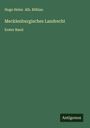 Hugo Heinr. Alb. Böhlau: Mecklenburgisches Landrecht, Buch