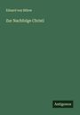 Eduard von Bülow: Zur Nachfolge Christi, Buch