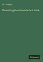 Collmann: Abhandlung über französische Stilistik, Buch