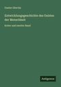 Gustav Diercks: Entwicklungsgeschichte des Geistes der Menschheit, Buch