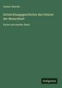 Gustav Diercks: Entwicklungsgeschichte des Geistes der Menschheit, Buch