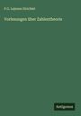 P. G. Lejeune Dirichlet: Vorlesungen über Zahlentheorie, Buch
