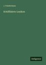 J. Friedrichson: Schifffahrts-Lexikon, Buch