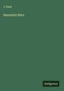 J. Fürst: Henriette Herz, Buch