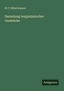 M. F. Gätzschmann: Sammlung bergmännischer Ausdrücke, Buch