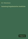 M. F. Gätzschmann: Sammlung bergmännischer Ausdrücke, Buch