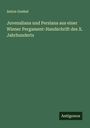 Anton Goebel: Juvenaliana und Persiana aus einer Wiener Pergament-Handschrift des X. Jahrhunderts, Buch