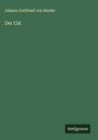 Johann Gottfried Von Herder: Der Cid, Buch