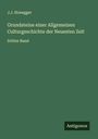J. J. Honegger: Grundsteine einer Allgemeinen Culturgeschichte der Neuesten Zeit, Buch