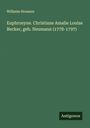 Wilhelm Hosaeus: Euphrosyne. Christiane Amalie Louise Becker, geb. Neumann (1778-1797), Buch