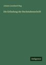 Johann Leonhard Hug: Die Erfindung der Buchstabenschrift, Buch