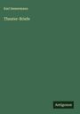 Karl Immermann: Theater-Briefe, Buch