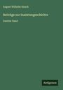 August Wilhelm Knoch: Beiträge zur Insektengeschichte, Buch