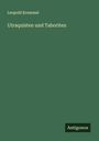 Leopold Krummel: Utraquisten und Taboriten, Buch