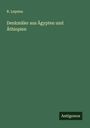 R. Lepsius: Denkmäler aus Ägypten und Äthiopien, Buch