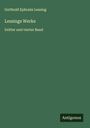 Gotthold Ephraim Lessing: Lessings Werke, Buch