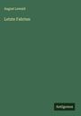 August Lewald: Letzte Fahrten, Buch