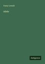 Fanny Lewald: Adele, Buch