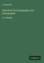 G. Michaelis: Zeitschrift für Stenographie und Orthographie, Buch