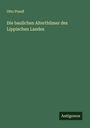 Otto Preuß: Die baulichen Alterthümer des Lippischen Landes, Buch