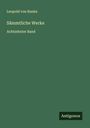 Leopold von Ranke: Sämmtliche Werke, Buch