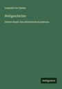 Leopold von Ranke: Weltgeschichte, Buch