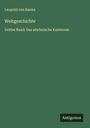 Leopold von Ranke: Weltgeschichte, Buch
