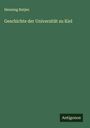 Henning Ratjen: Geschichte der Universität zu Kiel, Buch