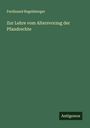 Ferdinand Regelsberger: Zur Lehre vom Altersvorzug der Pfandrechte, Buch