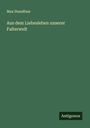 Max Standfuss: Aus dem Liebesleben unserer Falterwelt, Buch