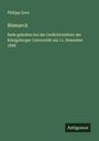 Philipp Zorn: Bismarck, Buch
