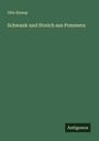 Otto Knoop: Schwank und Streich aus Pommern, Buch