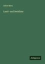 Alfred Merz: Land- und Seeklima, Buch