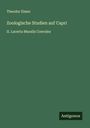 Theodor Eimer: Zoologische Studien auf Capri, Buch