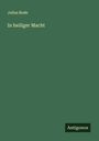 Julius Bode: In heiliger Macht, Buch