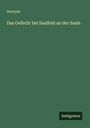 Anonym: Das Gefecht bei Saalfeld an der Saale, Buch
