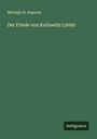 Michajlo R. Popovic: Der Friede von Karlowitz (1699), Buch
