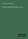 Alexander Sokolowsky: Aus dem Seeleleben höherer Tiere, Buch
