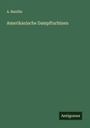 A. Bantlin: Amerikanische Dampfturbinen, Buch
