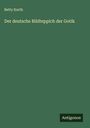 Betty Kurth: Der deutsche Bildteppich der Gotik, Buch