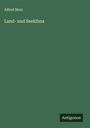 Alfred Merz: Land- und Seeklima, Buch