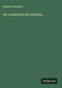 Albrecht Dieterich: Die Grabschrift des Aberkios, Buch