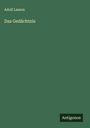 Adolf Lasson: Das Gedächtnis, Buch